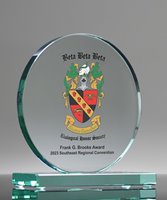 Picture of Classic Jade Glass Circle - Full Color