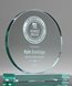Picture of Classic Jade Glass Circle Trophy