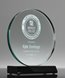 Picture of Jade Glass Optimist Circle - Sandblasted