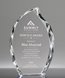 Picture of Diamond Edge Clear Crystal Flame Award