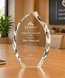 Picture of Diamond Edge Clear Crystal Flame Award