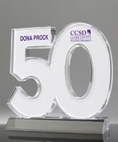 Picture of Number 50 Acrylic Award
