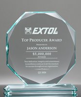 Picture of Sales Achievement Crystal Octagon Award