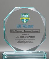 Picture of Jade Glass Octagon Full Color Award
