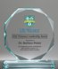 Picture of Jade Glass Octagon Full Color Award