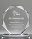 Picture of Starfire Crystal Octagon Trophy