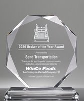 Picture of Driver Recognition Crystal Octagon