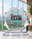 Picture of Starfire Crystal Full Color Octagon Trophy