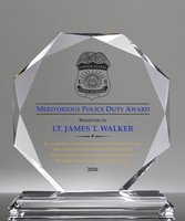 Picture of Excellence in Policing Octagon Award