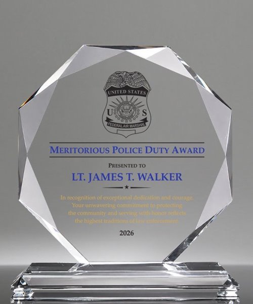 Picture of Excellence in Policing Octagon Award