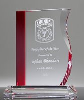 Picture of Firefighter Tradition Crystal Award