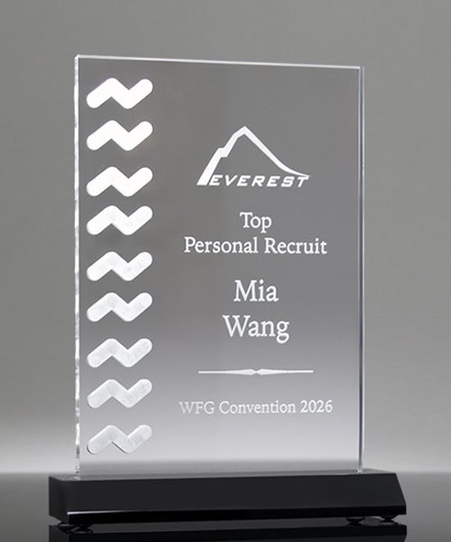 Picture of Contour Wave Acrylic Award