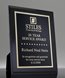 Picture of Black Glass Plaque