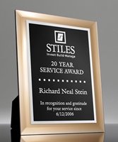 Picture of Rose Gold Mirror Glass Plaque