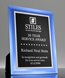 Picture of Sapphire Blue Mirror Glass Plaque