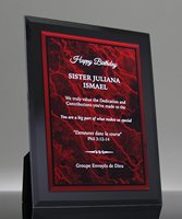 Picture of Fusion Award Plaque - Red Marble