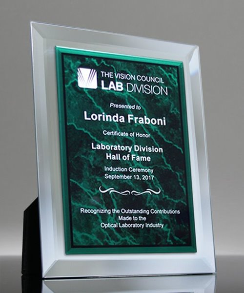 Picture of Synthesis Award Plaque - Green Marble