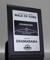 Picture of Signature Jet Black Glass Plaque