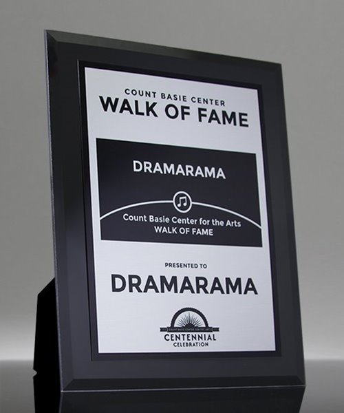 Picture of Signature Jet Black Glass Plaque