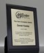 Picture of Signature Jet Black Glass Plaque