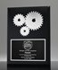 Picture of Silver Gears Award Plaque - Matte Black