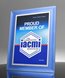 Picture of Signature Blue Mirror Glass Plaque