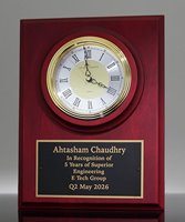 Picture of Ambassador Cherry Clock Award Plaque