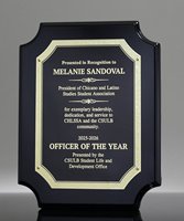 Picture of Laureate Ebony Gold Plaque