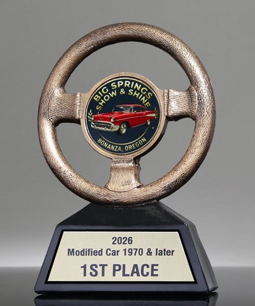 Picture of Racing Steering Wheel Trophy