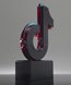 Picture of Custom Crystal Trophy - Layered Logo