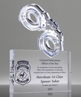 Picture of Guardian Handcuffs Acrylic Award