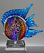 Picture of Tropical Fish Art Glass Award