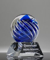 Picture of Galactic Sphere Art Glass Award