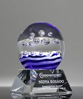 Picture of Tranquility Sphere Art Glass Award