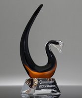 Picture of Elysian Swan Art Glass Award