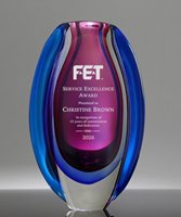 Picture of Midnight Tide Art Glass Vase