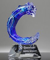 Picture of Tidal Wave Signature Art Glass Award