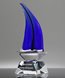 Picture of Blue Voyage Solo Art Glass Award