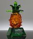 Picture of Art Glass Pineapple Award - Green Base