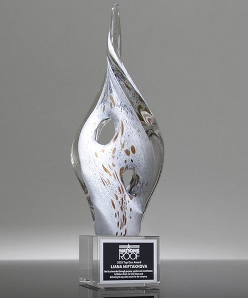Picture of Spire Twist Signature Art Glass Award