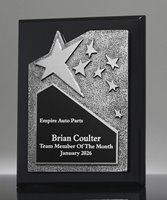 Picture of Ovation Silver Star Ebony Plaque
