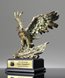 Picture of Gold Eagle Statue With American Flag