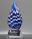 Picture of Blue Mirage Prestige Art Glass Award