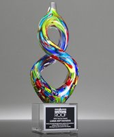 Picture of Infinity Signature Art Glass Award