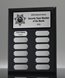 Picture of Classic 12-Plate Black Piano Perpetual Silver Plaque