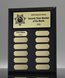 Picture of Classic 12-Plate Black Piano Perpetual Gold Plaque
