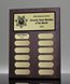 Picture of Classic 12-Plate Cherry Perpetual Gold Plaque