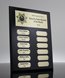 Picture of Classic 12-Plate Black Piano Perpetual Gold Plaque