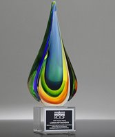 Picture of Lagoon Flame Signature Art Glass Award