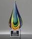 Picture of Lagoon Flame Signature Art Glass Award